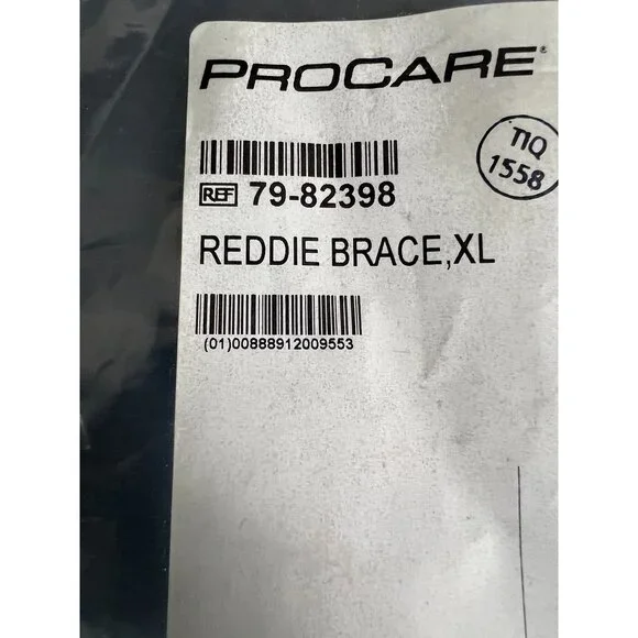 ProCare Reddie Knee Brace XL 23"-25.5" Neoprene Wraparound Patella Black New - Picture 4 of 5